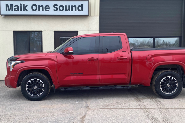 Toyota 2022 Tundra with professional window tint in North Bay